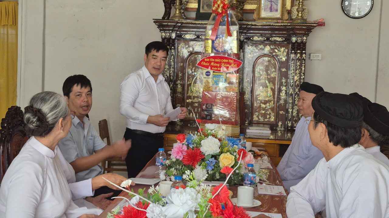 BTG CP chúc mừng năm mới Hội Thánh